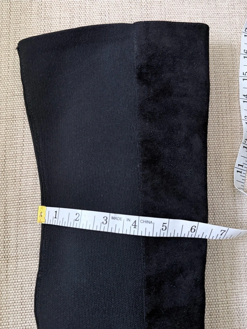 Steve Madden Jolly Over-The-Knee Boots Black Faux Suede Pointed Toe Size 8M